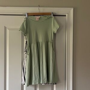 Charming Light Green Kids Dress